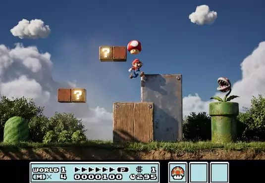 如果《超級瑪利歐》當年經典紅白機版重製了會怎樣？網友用AI技術讓夢想變成真