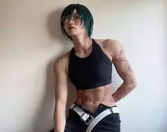 咒術迴戰cos《禪院真希》隨著動畫第三季開播「桃兎もも」之前的角色扮演照片又又又紅起來啦