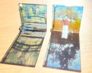 《莫內名畫透光扭蛋》光線可以折射出世界名畫的絕美扭蛋