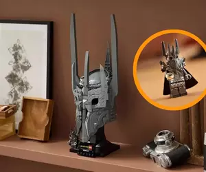 樂高推出《魔戒》魔君索倫精緻頭像積木模型，還了還送一隻小索倫人偶喔