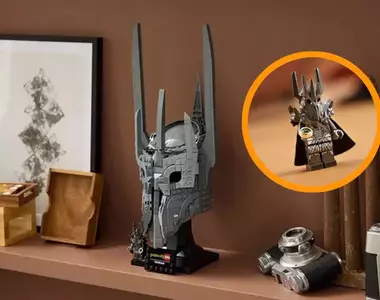 樂高推出《魔戒》魔君索倫精緻頭像積木模型，還了還送一隻小索倫人偶喔