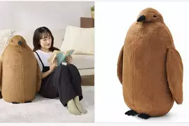 日本雜貨推出《企鵝棉被收納套》經過旭山動物園的園長悉心監修，處處體現講究細節的居家小物