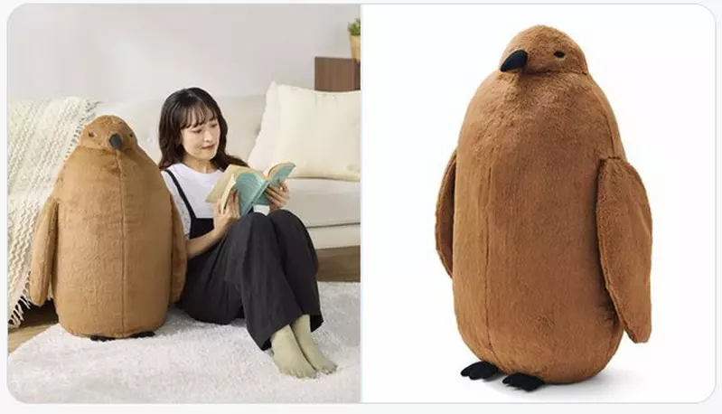 日本雜貨推出《企鵝棉被收納套》經過旭山動物園的園長悉心監修，處處體現講究細節的居家小物