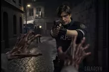 網友創作《惡靈古堡2》AI影片 現在就連講話對嘴的部份都那麼真實了嘛？