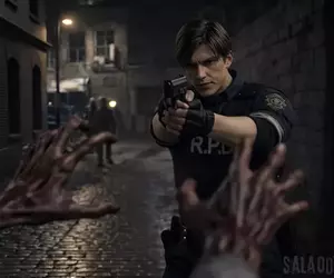 網友創作《惡靈古堡2》AI影片 現在就連講話對嘴的部份都那麼真實了嘛？