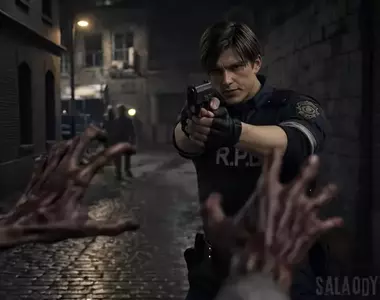 網友創作《惡靈古堡2》AI影片 現在就連講話對嘴的部份都那麼真實了嘛？