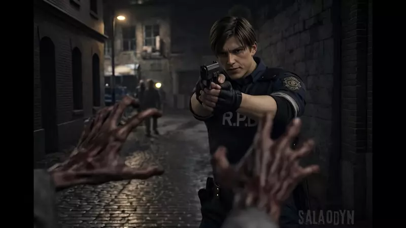 網友創作《惡靈古堡2》AI影片 現在就連講話對嘴的部份都那麼真實了嘛？