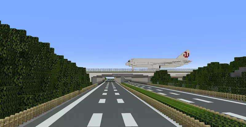 在《當個創世神》耗時一年半蓋出羽田機場 網友驚訝表示這簡直都快成實景照片惹