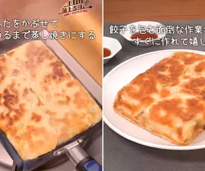 一看就會的《玉子燒鍋煎餃子方法》懶得包餃子又想吃餃子的朋友可以參考看看