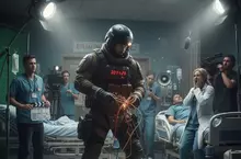 《24歲男屁股塞砲彈事件》醫院成為拆彈現場、警方、消防部門跟防爆小組均趕至現場