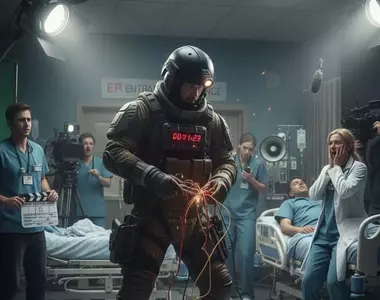 《24歲男屁股塞砲彈事件》醫院成為拆彈現場、警方、消防部門跟防爆小組均趕至現場