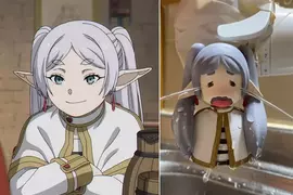 《葬送的芙莉蓮》嚎啕大哭三天三夜的水龍頭，只能說完全把動畫的神韻給詮釋出來惹