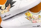 彩繪球鞋藝術家創作七龍珠球鞋 在「Air force 1」上面畫上悟空超級帥氣