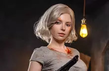 艾殊莉身體模特cos《惡靈古堡9 安魂曲》中的女主角葛蕾絲