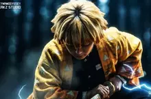 粉絲自製《鬼滅之刃》AI真人版我妻善逸的那田蜘蛛山之戰