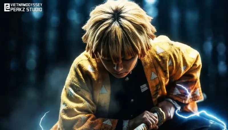 粉絲自製《鬼滅之刃》AI真人版我妻善逸的那田蜘蛛山之戰