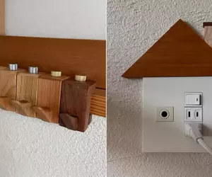 網友手動DIY木工雜貨 讓生活多一點木質感的設計是真的很棒