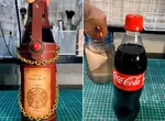 《將可口可樂做成回復藥水》皮革配件大師的手巧工藝讓肥宅快樂水直接升級
