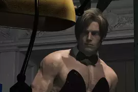 《惡靈古堡9：安魂曲》玩家做出里昂的兔女郎Mod，讓超多玩家看了都想操縱虎背熊腰的壯漢大鬧一番