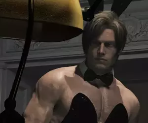 《惡靈古堡9：安魂曲》玩家做出里昂的兔女郎Mod，讓超多玩家看了都想操縱虎背熊腰的壯漢大鬧一番