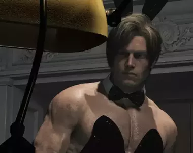 《惡靈古堡9：安魂曲》玩家做出里昂的兔女郎Mod，讓超多玩家看了都想操縱虎背熊腰的壯漢大鬧一番