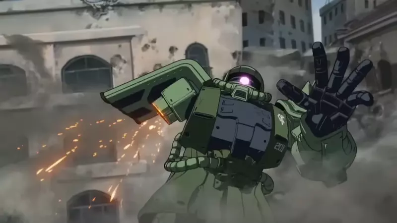 《鋼彈合理性爭論》網友吐槽薩克求饒相當不合理 駕駛為什麼不直接逃生就好了？