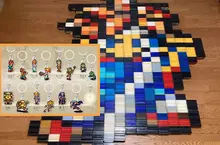 網友用1468個任天堂卡帶排出《超時空之鑰》主角克羅諾，另外角色扭蛋共15種款式，3月27日開始發售中