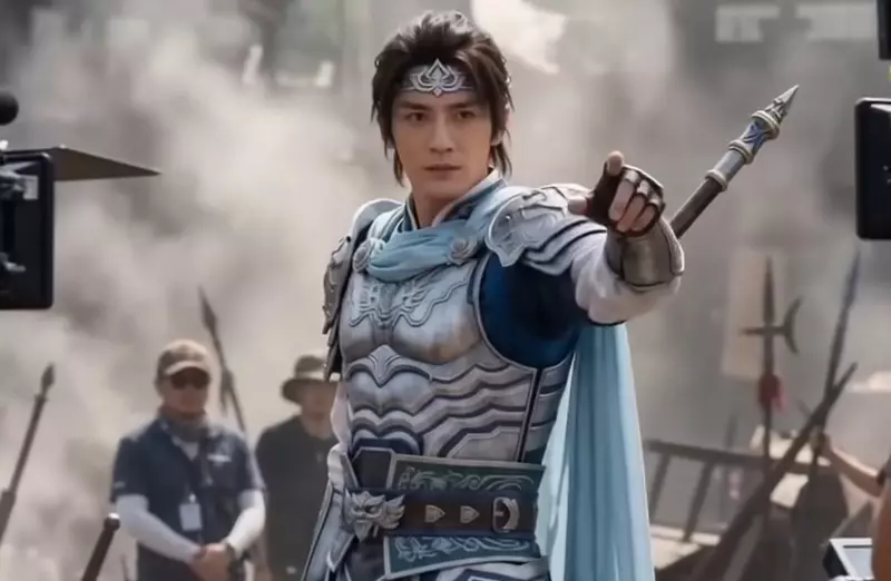 AI生成的《真三國無雙》真人版拍攝現場 這種顏值組合恐怕也只能靠AI實現了