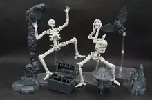 萬代推出過的《30MF卓爾骸骨兵》網上爆紅！因為可動度高可塑性強，目前已經成為網路上最自由的骷髏惹