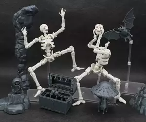 萬代推出過的《30MF卓爾骸骨兵》網上爆紅！因為可動度高可塑性強，目前已經成為網路上最自由的骷髏惹