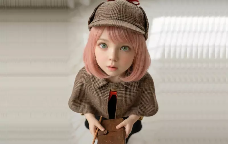 AI生成的《間諜家家酒》真人版拍攝現場，這裡的安妮亞真的是太可愛啦