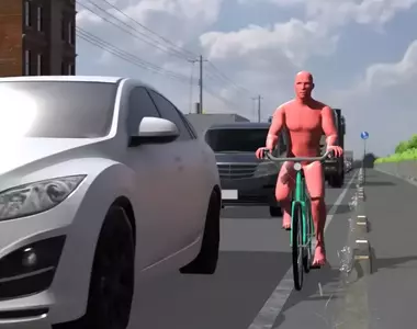 空想發明系列《腳踏車變薄機》一套裝置解決你騎單車在馬路上顯得太礙事的問題