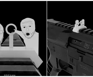 網友搞笑製作《給我瞄這裡瞄準鏡》PO文引發轟動大家都想要一個XD