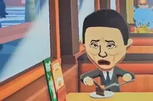 《Tomodachi Life 朋友收集 夢想生活》網友捏出「孤獨的美食家」裡的五郎在島上閒逛，真的超級像XD