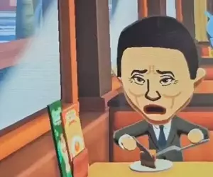 《Tomodachi Life 朋友收集 夢想生活》網友捏出「孤獨的美食家」裡的五郎在島上閒逛，真的超級像XD