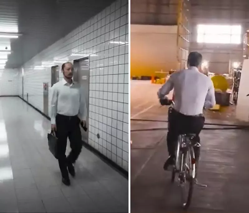 真人電影版《8號出口》幕後花絮，那位不斷迴圈的大叔其實在片場裡超忙的