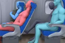 空想發明系列《解決坐椅靠背妨礙他人的問題》有了這個裝置搭車就如同躺著一樣舒服