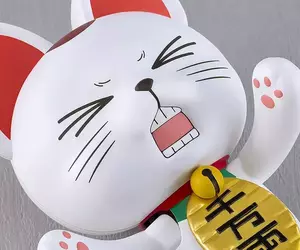 MaxFactory玩具公司推出《膽大黨》最新組裝模型「PLAMAX 高速婆婆」招財貓ver.