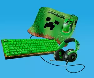 《Minecraft×雷蛇》滑鼠墊、鍵盤、滑鼠周邊現享60%折扣優惠實施中，「苦力怕」風格設計超可愛