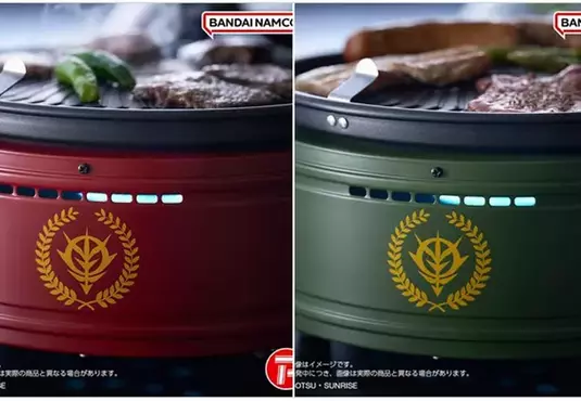 紅色燒烤三倍速《夏亞專用薩克II以及薩克II 卡式瓦斯爐》商品，真是外出旅行居家烤肉的必備商品