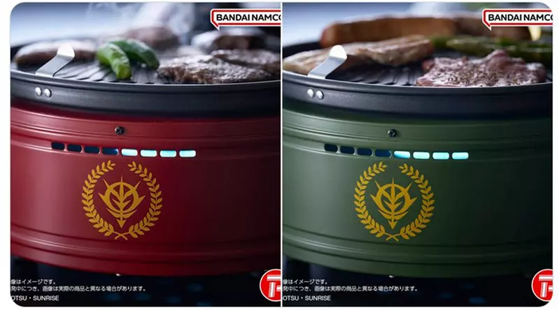 紅色燒烤三倍速《夏亞專用薩克II以及薩克II 卡式瓦斯爐》商品，真是外出旅行居家烤肉的必備商品