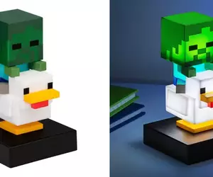 我的世界《Minecraft》可愛造型燈推出「雞騎士」、「蜜蜂」還有「苦力怕」登場