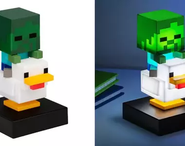我的世界《Minecraft》可愛造型燈推出「雞騎士」、「蜜蜂」還有「苦力怕」登場