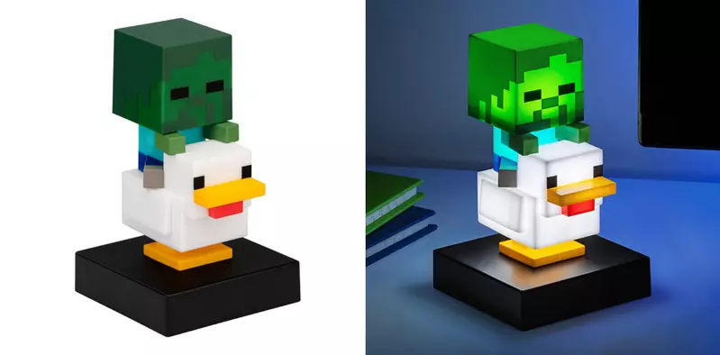 我的世界《Minecraft》可愛造型燈推出「雞騎士」、「蜜蜂」還有「苦力怕」登場