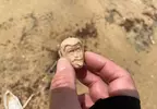 他在海邊一直撿到《魯邦三世的頭》竟然是半世紀前的轉蛋玩具
