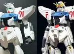 網友改造《90年代推出的復古鋼彈模型》透過塗裝以及技術修補，也能呈現出不輸現代款式的帥氣