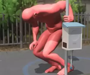 空想發明系列《防止亂扔垃圾神器》檢查到異物時會立刻返回給主人