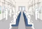 日本網友質疑《電車座位為什麼不擺在中間》從此就不用顧慮別人的視線了