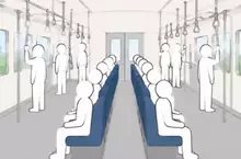 日本網友質疑《電車座位為什麼不擺在中間》從此就不用顧慮別人的視線了