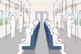 日本網友質疑《電車座位為什麼不擺在中間》從此就不用顧慮別人的視線了